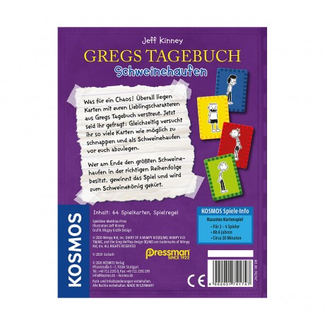 Kosmos Kartenspiel Gregs Tagebuch Карточная игра Дневник Грега