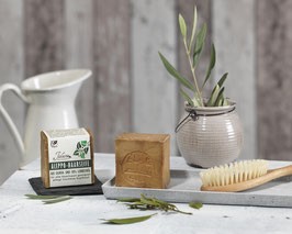 Aleppo-Haarseife 200 g Мыло для волос в блоке из Оливкового и 30% Лаврового масла 200 гр.