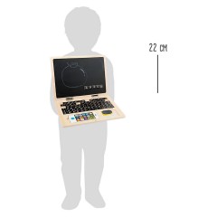 Small Foot Holz-Laptop mit Magnet-Tafel Деревянный ноутбук с магнитной доской