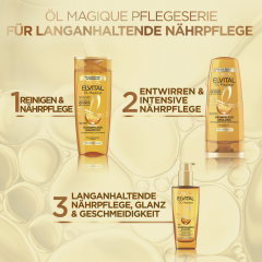 L'Oreal Paris Elvital Oel-Kur Haaroel General, 100 ml, Ухаживающее масло для всех типов волос, мягкость и сияющий блеск, с маслами марулы и камелии, 100 мл