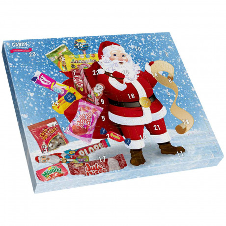 Hultén Candy Collection Adventskalender 2026, Адвент-календарь 2026 Hultén Candy Collection с шоколадом, конфетами и жевательными сладостями, 318 г