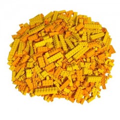 LEGO LEGO Steine Gelb gemischt - Yellow Brandneu Stuckzahl 100x Кубики LEGO желтые смешанные - Желтый новый количество штук 100x