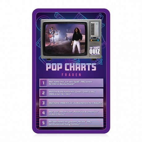 Winning Moves Top Trumps Quiz 80er Jahre Лучшие козыри викторины 80-х