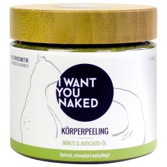 I WANT YOU NAKED Korperpeeling Minze & Avocado-Ol Korperpeeling Korperpeeling, 720 g