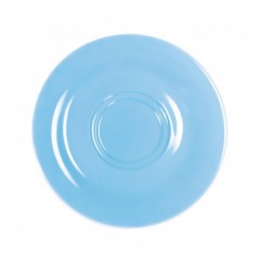 Kahla Kahla Pronto Colore himmelblau Cappuccino-/Macchiatobecher-/Kaffeebecher-Untertasse 16 cm Kahla Pronto Colore небесно-голубая кружка для капучино/макиато/блюдце для кофейной кружки 16 см