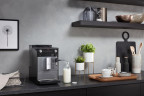 Melitta Melitta Kaffeevollautomat Avanza F270-100 Mystic Titan, Kompakt, aber XL Wassertank XL Bohnenbehalter, Milchschaum-System Полностью автоматическая кофемашина Melitta Avanza F270-100 Mystic Titan, компактная, но XL-бак для воды, XL-контейнер для