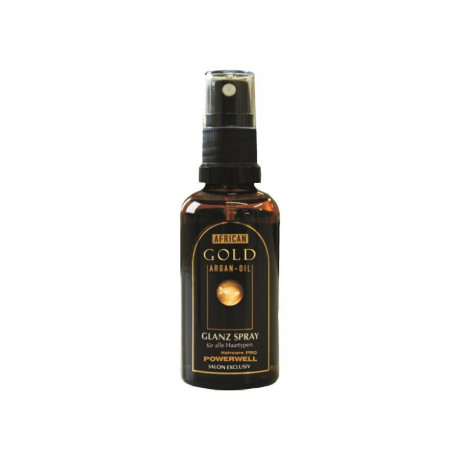 African gold Powerwell Glanz Spray  Спрей для придания блеска Powerwell