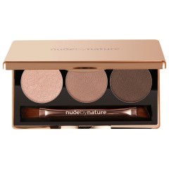 Nude by Nature Eyeshadow Trio Lidschatten Lidschatten, 1 шт.