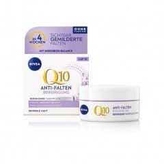 Nivea Q10 Power Anti-Falten + Beruhigung Tagespflege Sensitiv  Q10 Power Anti-Wrinkle + Soothing Day Care Sensitive