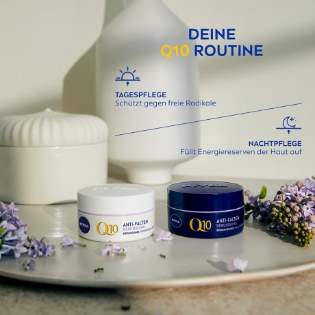Nivea Q10 Power Anti-Falten + Beruhigung Tagespflege Sensitiv  Q10 Power Anti-Wrinkle + Soothing Day Care Sensitive