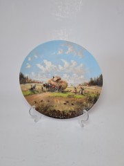 Seltmann Weiden Декоративная тарелка &quot;Сенокос&quot;, номерная 7626, 19,5 см, Германия, 1986г.