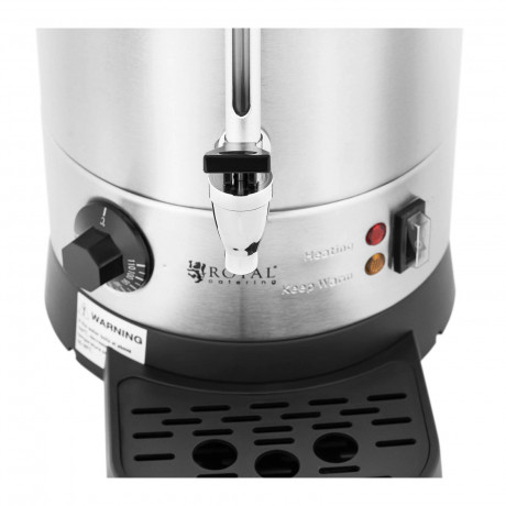 Royal Catering Royal Catering Heisswasserspender Wasserkocher Edelstahl Heisswasserbereiter Heissgetrankespender 1500W 9, 9 l, 1500 W Диспенсер для горячей воды Royal Catering, чайник из нержавеющей стали, чайник для горячей воды, диспенсер для горячих н