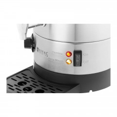 Royal Catering Royal Catering Heisswasserspender Wasserkocher Edelstahl Heisswasserbereiter Heissgetrankespender 1500W 9, 9 l, 1500 W  Диспенсер для горячей воды Royal Catering, чайник из нержавеющей стали, чайник для горячей воды, диспенсер для горячих н