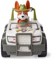 Spin Master PAW Patrol Dschungel-Fahrzeug mit Tracker-Figur (Basic Vehicle\/Basis Fahrzeug) Машина PAW Patrol Jungle с фигуркой трекера (базовая машина/базовая машина)