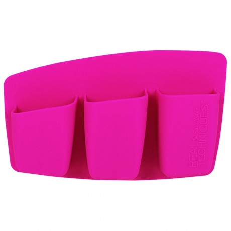 Real Techniques 3 Pocket Expert Organizer - Pink Make-up Accessoires Pinselreiniger & Tools, 1 шт.