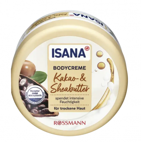 ISANA Body Creme Kakao- & Sheabutter Крем для тела какао и масло ши 500мл