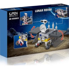 Open Bricks Open Bricks Lunar Rover mit ca. 200 Bausteinen (kompatibel mit Marken-Klemmbauwelten) Open Bricks Lunar Rover с примерно 200 строительными блоками (совместимыми с зажимными мирами брендов)