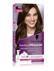Schwarzkopf Perfect Mousse 600 light brown 2stk Краска-мусс для волос, тон 600 Светло-коричневый, 2 штуки