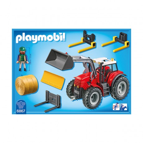 PLAYMOBIL PLAYMOBIL 6867 Riesentraktor mit Spezialwerkzeugen Гигантский трактор PLAYMOBIL 6867 со специальными инструментами