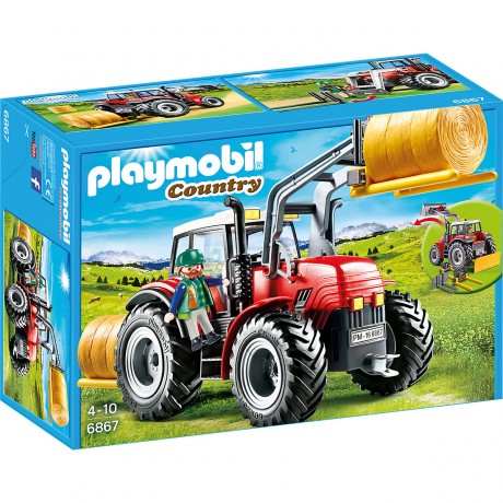 PLAYMOBIL PLAYMOBIL 6867 Riesentraktor mit Spezialwerkzeugen Гигантский трактор PLAYMOBIL 6867 со специальными инструментами