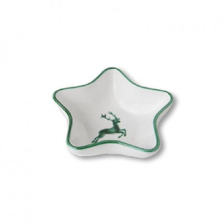 Gmundner Keramik Gmundner Keramik Gruner Hirsch Sternschale Stella d: 14 cm / h: 3,9 cm Gmundner Ceramics Green Deer Star Bowl Stella d: 14 см / высота: 3,9 см
