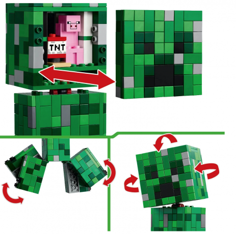 LEGO Minecraft 21276 Creeper Конструктор Лего Крипер подвижная фигурка