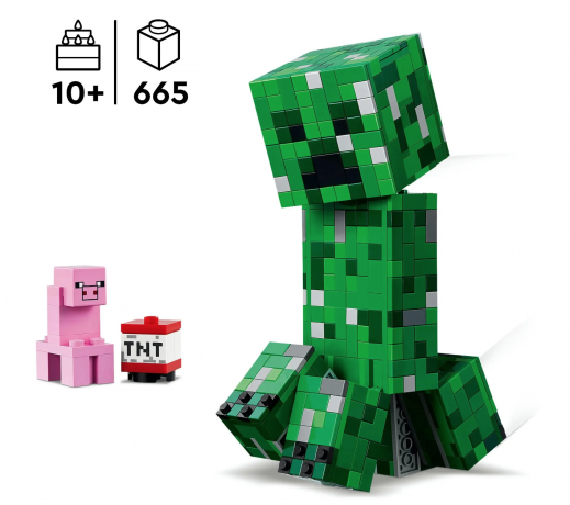 LEGO Minecraft 21276 Creeper Конструктор Лего Крипер подвижная фигурка