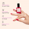 Manucurist Green Red Cherry 15ml, Лак для ногтей Red Cherry (Франция), 15мл, стойкое покрытие без сколов, безопасная растительная формула 9 Free