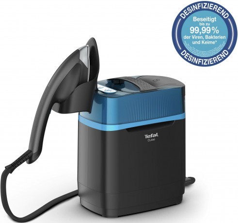 Tefal Tefal Dampfburste UT2020 Cube, 2200 W, desinfizieren,vertikales Dampfreinigen, Dampfmenge bis zu 90 g/min Паровая щетка Tefal UT2020 Cube, 2200 Вт, дезинфекция, вертикальная очистка паром, объем пара до 90 г/мин.