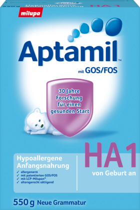 Aptamil Гипоаллергенное	 Начальное питание	 HA 1 с рождения, 550 г
