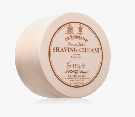 D.R. Harris Shaving Cream Almond Rasiercreme Крем для бритья Миндаль 150г