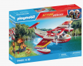 PLAYMOBIL 71463 Action Heroes Пожарный самолёт с функцией тушения, гидросамолёт с водосбросом, 34 детали, фигурка пожарного, конструктор для детей 4-10 лет