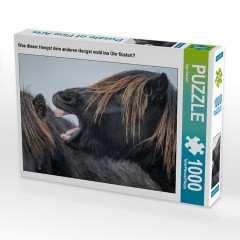 CALVENDO Puzzle CALVENDO Puzzle Was dieser Hengst dem anderen Hengst wohl ins Ohr flustert? Головоломка CALVENDO Puzzle Что этот жеребец шепчет на ухо другому жеребцу?