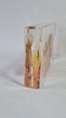 Декоративная 3Д картина в стекле &quot;Дерево. Китай&quot;, 18,5 x 3 x 11,5 см, Германия, 1960-70гг.  