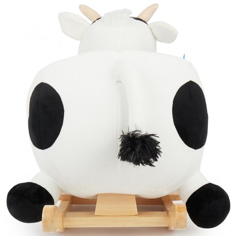 bieco Schaukelpferd Plusch Kuh Heidi Schaukeltier 70cm Baby Wippe Holz Spielzeug ab 9M Schaukeltiere Лошадка-качалка Плюшевая корова Хайди Животное-качалка 70 см Baby Rocker Деревянная игрушка от 9M Rocking Animals