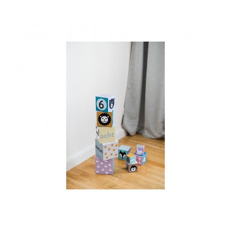 KINDSGUT Karton-Stapelturm Stapelspielzeug Игрушка для штабелирования картонной башни