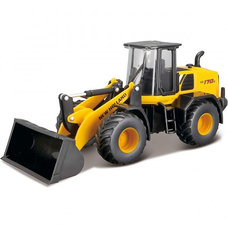 Bburago Spielzeugfahrzeug New Holland Radlader W170D (gelb Игрушечный автомобиль New Holland колесный погрузчик W170D (желтый