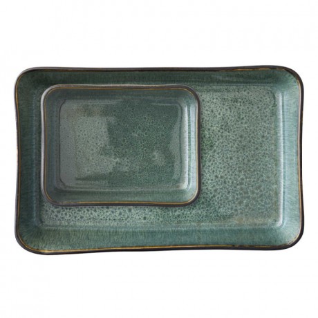 Bitz Bitz Gastro black / green Auflaufform Set 2-tlg. Набор запеканок Bitz Gastro черный/зеленый, 2 шт.