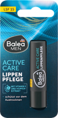 Balea MEN Lippenpflege active care LSF 15, 4,8 g, Бальзам для сухих губ Active Care с защитой SPF 15, 4,8 г