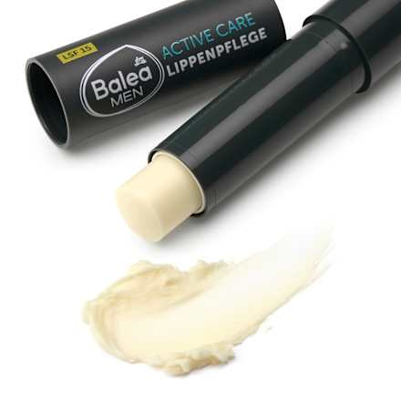 Balea MEN Lippenpflege active care LSF 15, 4,8 g, Бальзам для сухих губ Active Care с защитой SPF 15, 4,8 г