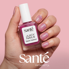 SANTE Juicy Nails 01 Plum Glaze, 10 ml, Санте Лак для ногтей Juicy Nails, оттенок 01 Plum Glaze, сливовый глянец, 10 мл