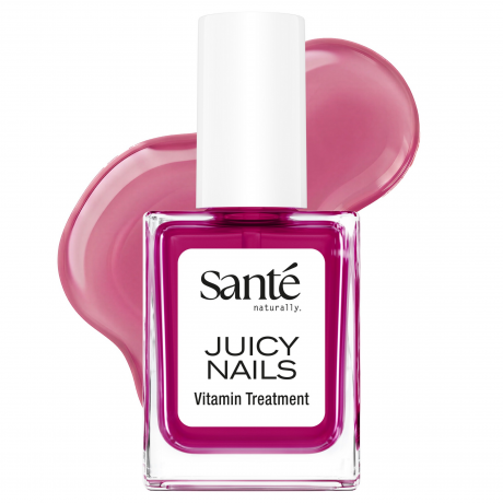 SANTE Juicy Nails 01 Plum Glaze, 10 ml, Санте Лак для ногтей Juicy Nails, оттенок 01 Plum Glaze, сливовый глянец, 10 мл