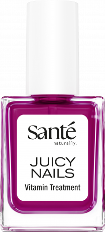 SANTE Juicy Nails 01 Plum Glaze, 10 ml, Санте Лак для ногтей Juicy Nails, оттенок 01 Plum Glaze, сливовый глянец, 10 мл