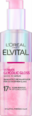 L'Oreal Paris Elvital Glycolic Gloss Leave-In Serum, 150 ml, Несмываемая сыворотка с гликолевой кислотой для гладкости, мягкости и зеркального блеска волос, 150 мл