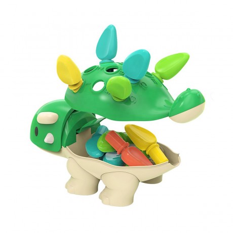 Vicabo Ankylosaurus Dino Dinosaurier Baby Kleinkinder Lernspielzeug Montessori Spielzeug Lernspiele fur Kinder Ankylosaurus Dino Dinosaur Baby Toddler Развивающие игрушки Монтессори-игрушки Развивающие игры для детей