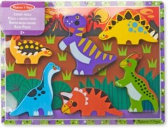 Melissa  Doug Holzklotz-Puzzle Dinosaurier Пазл &amp;quot;Динозавр&amp;quot; из деревянных блоков