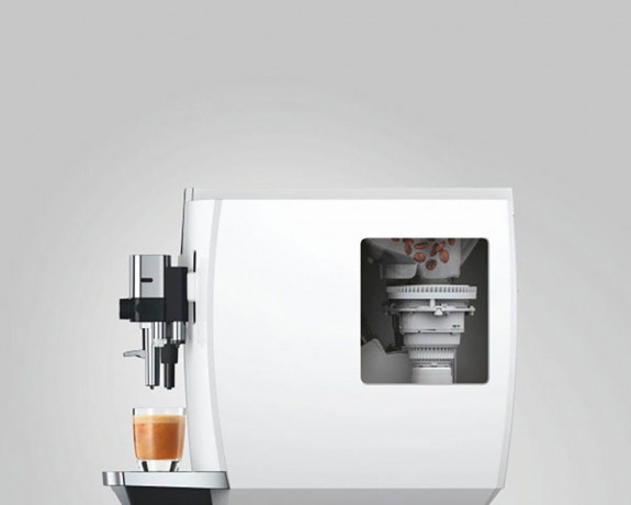 JURA JURA Kaffeevollautomat 15585 E8 Piano White (EC) Полностью автоматическая кофемашина JURA 15585 E8 Piano White (EC)