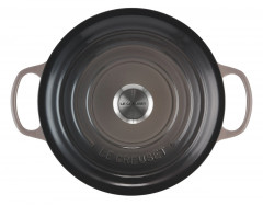Le Creuset LE CREUSET Br\u00e4ter rund Flint SIGNATURE anthrazit LE CREUSET Br&amp;gt;4ter round Flint SIGNATURE