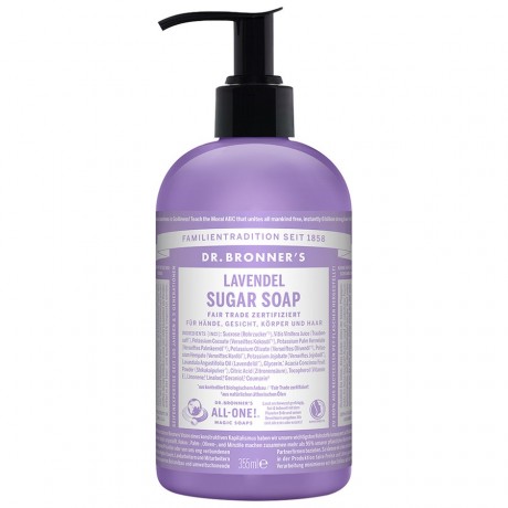 Dr. Bronner's Lavendel Bio Sugar Soap Органическое сахарное мыло с лавандой