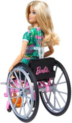 Mattel Barbie blonde Fashionistas Puppe mit Rollstuhl Барби блондинка модница кукла с инвалидной коляской